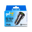 Carregador Veicular Universal USB e Tipo C go!up